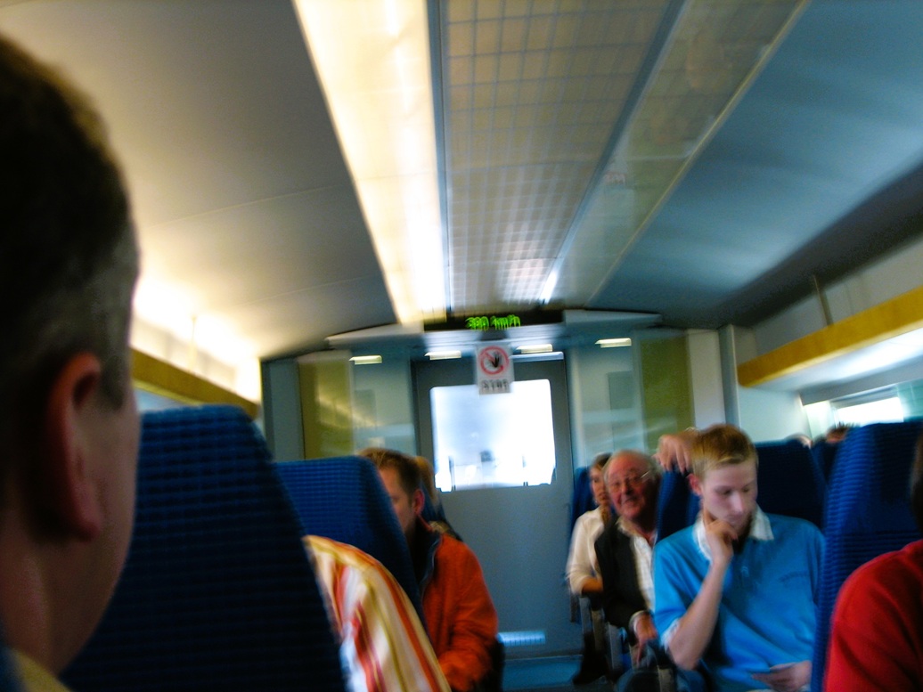 Transrapid 08 im Innern